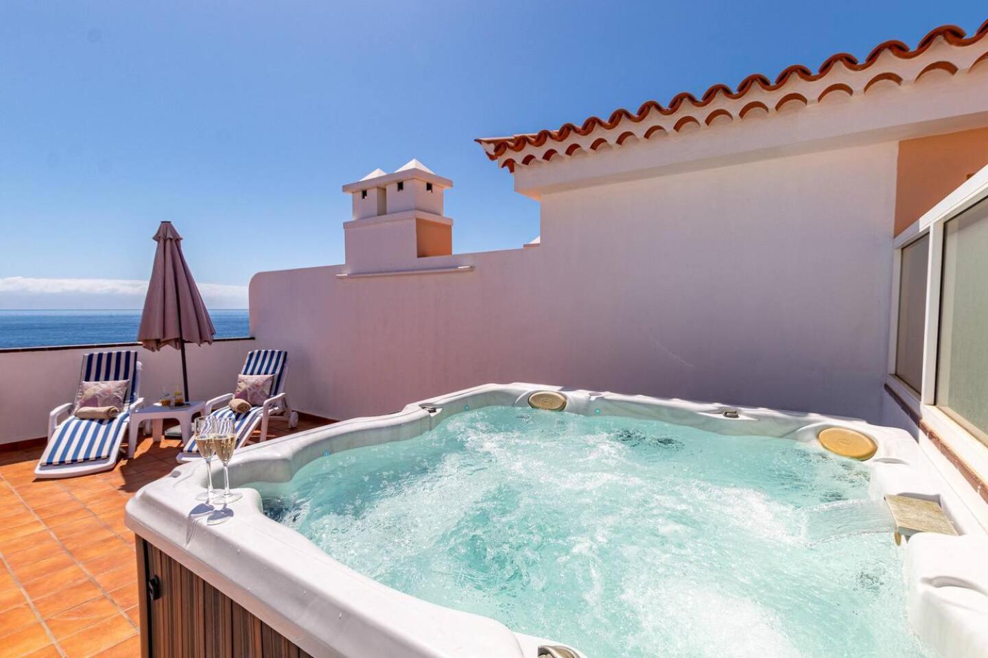 Penthouse Apt With Jacuzzi By Dream Homes Tenerife Puerto de Santiago  Esterno foto