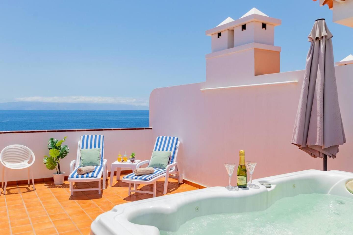 Penthouse Apt With Jacuzzi By Dream Homes Tenerife Puerto de Santiago  Esterno foto